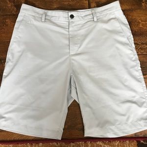 Adidas Climalite Golf shorts. Med gray. Mens 34